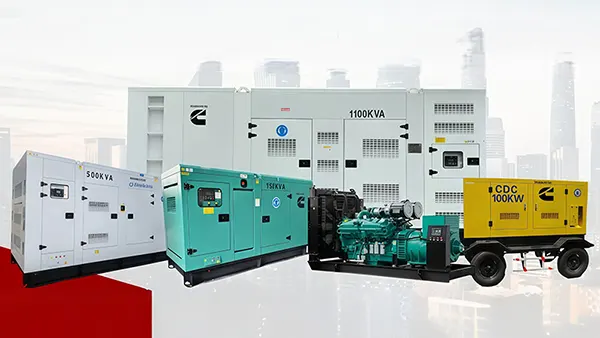 Série de groupes électrogènes diesel équipés de moteurs Cummins